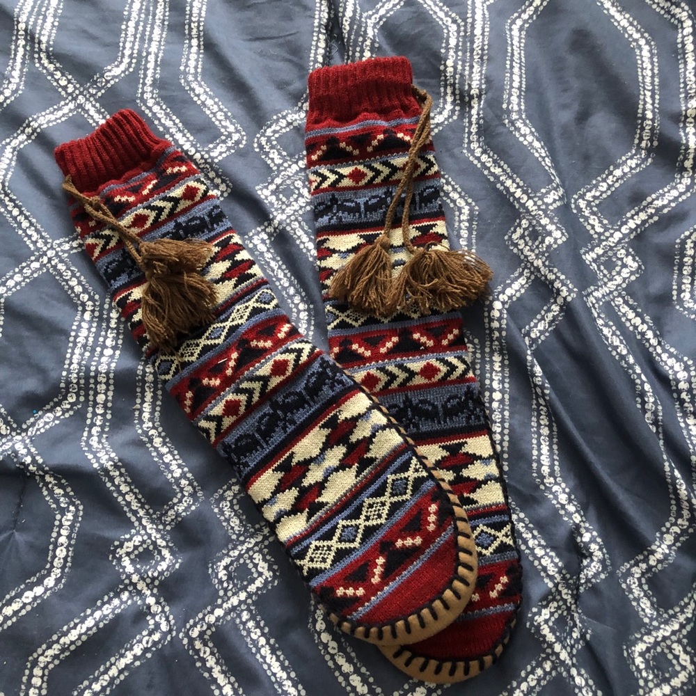 Tall slippers